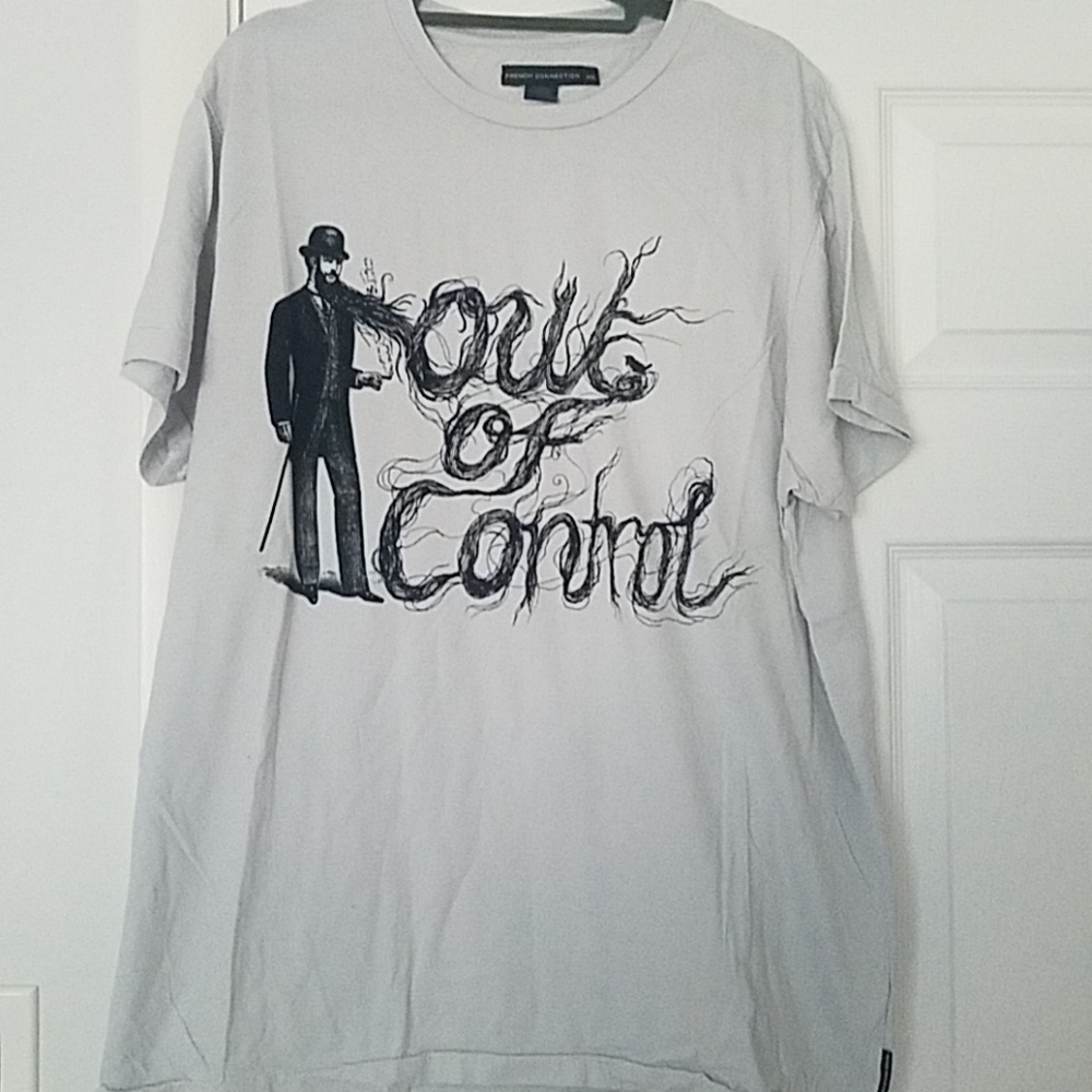 Mens French Connection Graphic Tee shirt XXL